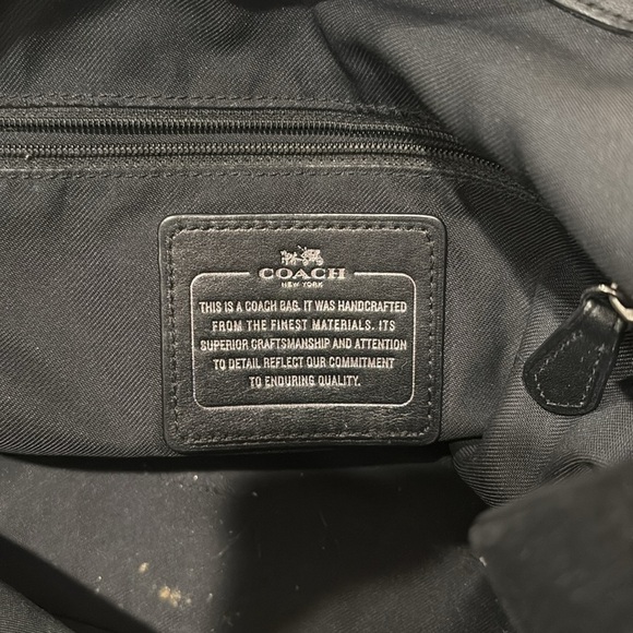 Coach Edie Gunmetal Purse - Picture 5 of 7